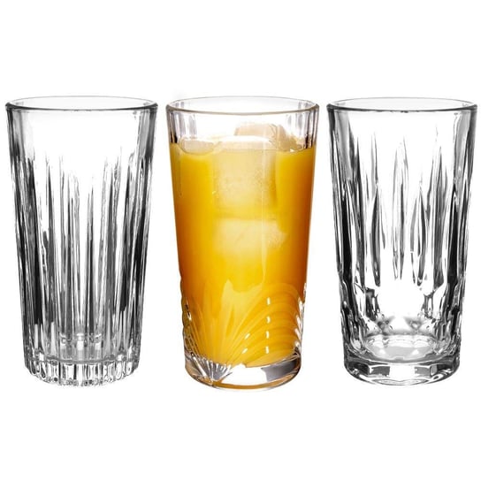Atmós Fera Szklanka szklanki do wody napojów soku drinków zestaw komplet szklanek 3 sztuki 260 ml ATMÓS FERA