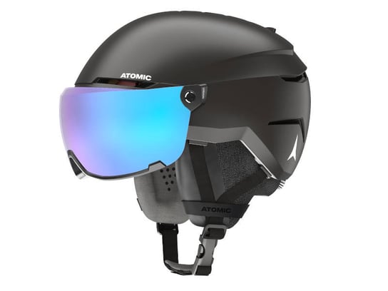 ATOMIC, Kask narciarski Z Przyłbicą Szybą, Savor Visor Stereo 2021, Czarny, Rozmiar M (55-59 cm) ATOMIC