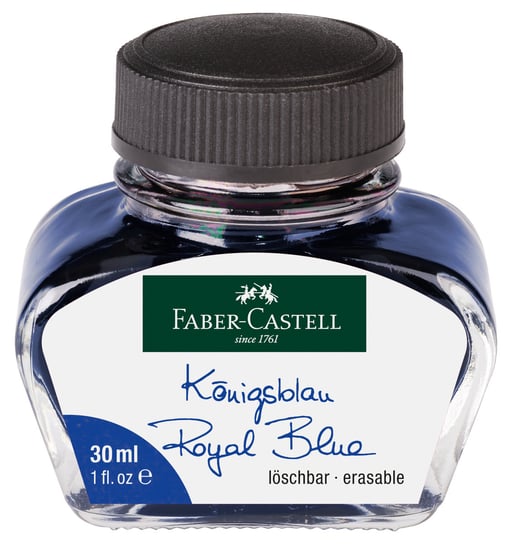 Atrament niebieski wymazywalny 30ml Faber-Castell Faber-Castell