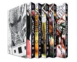 Attack on Titan, Bände 11-15 im Sammelschuber mit Extra Isayama Hajime