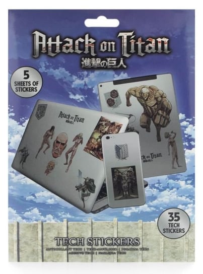 Attack On Titan S3 - naklejki na laptopa Atak Tytanów