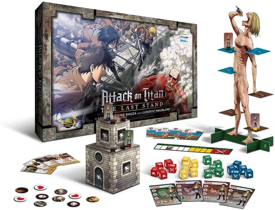 attack on titan: the last stand, gra planszowa Don't Panic Games