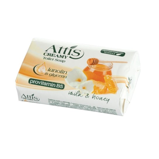 Attis, Mydło w kostce Milk & Honey, 100 g Attis