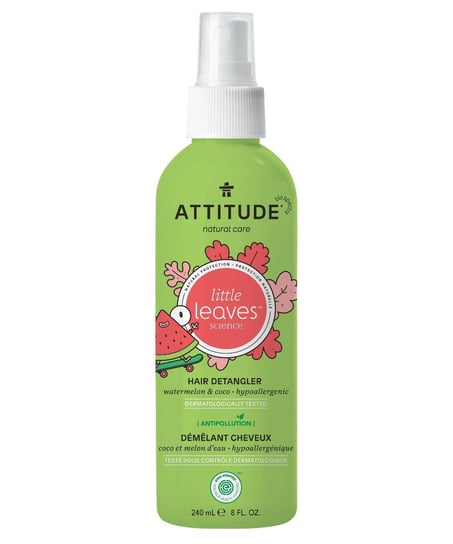 Attitude, spray do rozczesywania włosów Arbuz i Kokos, 240 ml Attitude