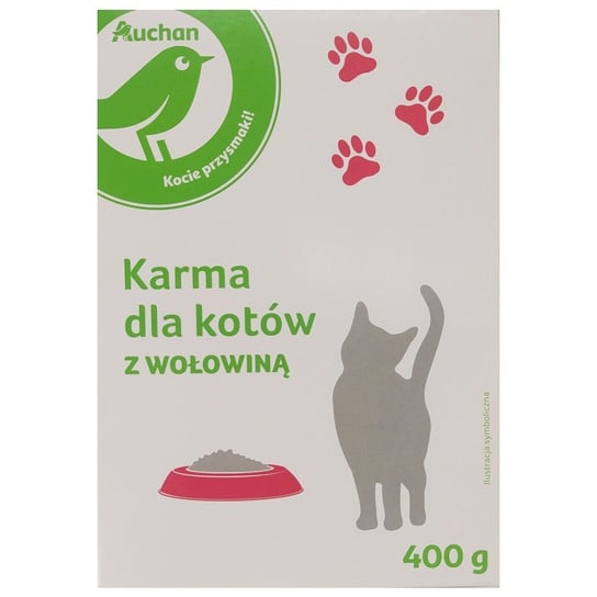 Auchan- Karma Sucha Wołowina Auchan