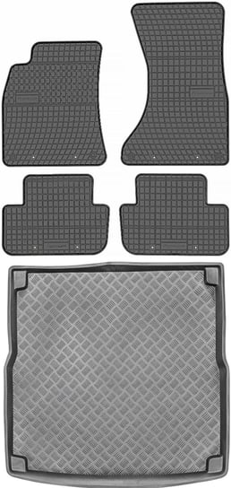 Audi A4 B8 Kombi od 2008-2015r. Bagażnik MIX-PLAST 11010 + Dywaniki PRISMAT 1407 Max-Dywanik