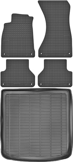 Audi A4 B9 Avant / Kombi od 2015r. Bagażnik MAX-DYWANIK 910109 + Dywaniki MOTOHOBBY 180202 Max-Dywanik