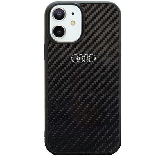 Audi Carbon Fiber etui obudowa do iPhone 11 / Xr 6.1" czarny/black hardcase AU-TPUPCIP11-R8/D2-BK Audi