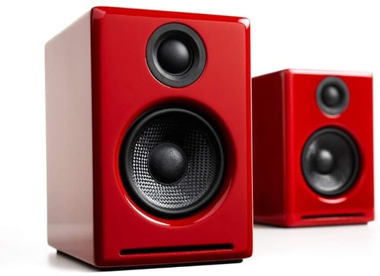 AUDIOENGINE A2+ Red zestaw stereo bluetooth aptX DAC USB czerwone AudioEngine
