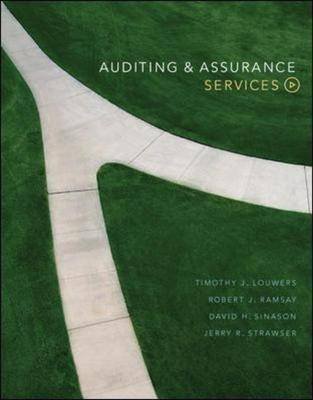 Auditing & Assurance Services Louwers Timothy