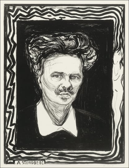 August Strindberg (1896), Edvard Munch - plakat 20 / AAALOE Inna marka