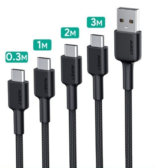 Aukey Cb-Cmd39 Zestaw 4 Szt. Kabli Usb-C 3A 60W Inna marka