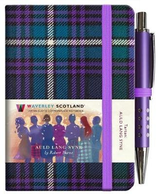 Auld Lang Syne Tartan Notebook (mini with pen) Scotland Waverley