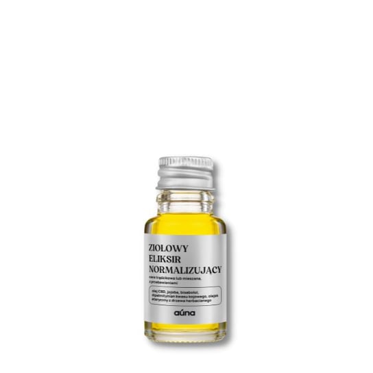 Auna Vegan, Ziołowy eliksir normalizujący z olejkiem CBD Mini, 10 ml Auna Vegan