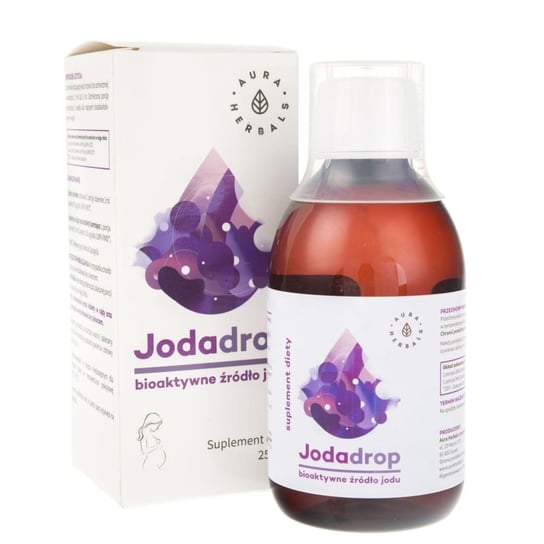 Aura Herbals, Aura Herbals Jodadrop bioaktywne źródło jodu, 250 ml Aura Herbals