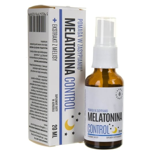 Aura Herbals, Melatonina Control z ekstraktem z melisy, 20 ml Suplement diety Aura Herbals