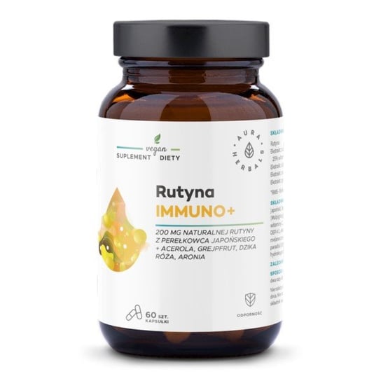 Aura Herbals Rutyna Immuno+ Suplement diety, 60 kaps. Aura Herbals