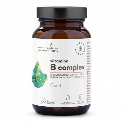 Aura Herbals, Witamina B Complex, Suplement diety, 90 kapsułek Aura Herbals