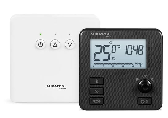 Auraton Libra Set czarny tygodniowy, bezprzewodowy regulator temperatury ze sterownikiem urządzenia grzewczego (zestaw) Inna marka
