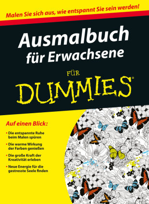 Ausmalbuch für Erwachsene für Dummies Wiley Vch Verlag Gmbh, Wiley-Vch