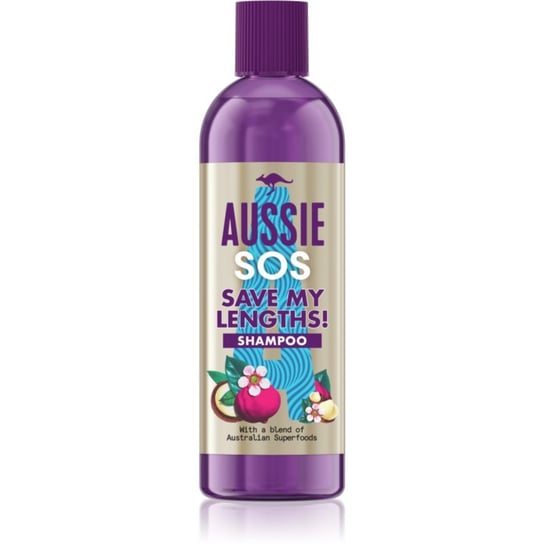 Aussie SOS Save My Lengths! szampon regenerujący do włosów słabych i zniszczonych dla kobiet 290 ml Aussie