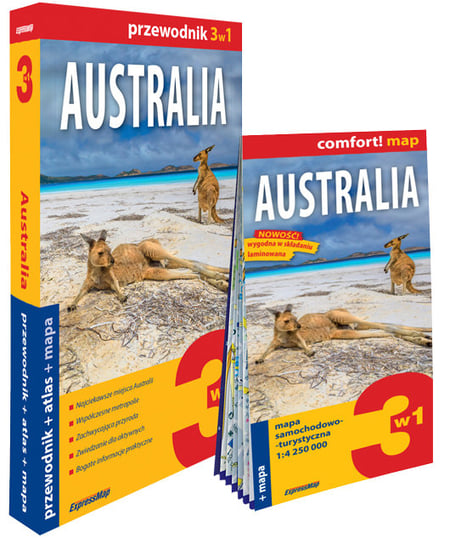 Australia 3w1: przewodnik + atlas + mapa Cichy Antoni