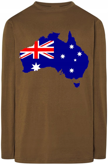 Australia Flaga Męski Longsleeve Modny Rozm.S Inna marka