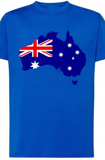 Australia Flaga Męski Modny T-shirt Nadruk R.M Inna marka