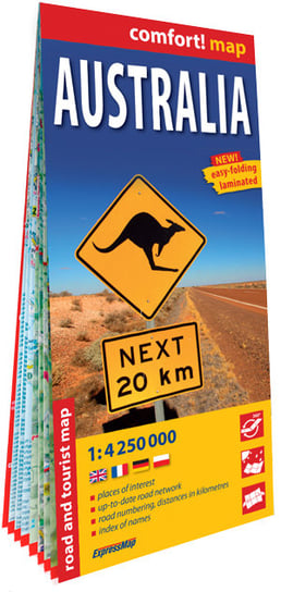 Australia. Mapa samochodowo-turystyczna 1:4 250 000 Opracowanie zbiorowe
