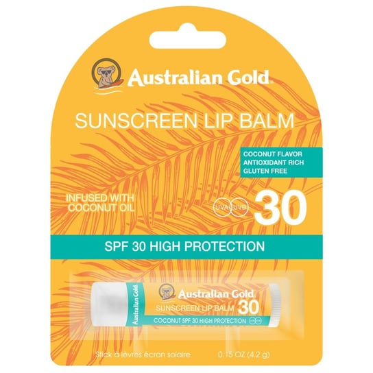 Australian Gold Coconut Lip Balm SPF 30 | Kokosowa pomadka ochronna 4.2g Australian Gold