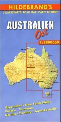 Australien Ost 1 : 2 800 000. Hildebrand's Urlaubskarte Seipp Michael, Karto + Grafik