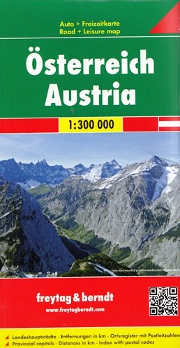 Austria. Mapa 1:300 000 Opracowanie zbiorowe