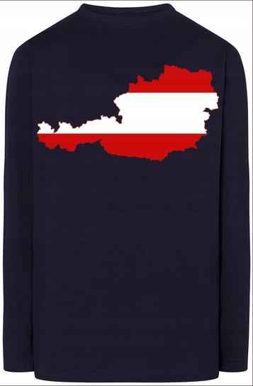 Austria Męska Modna Bluza Longsleeve Nadruk R.XL Inna marka