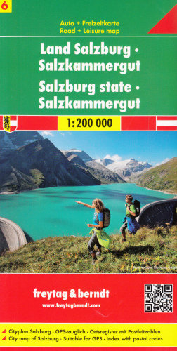 Austria. Salzburg-Salzkammergut. Mapa 1:200 000 Freytag & Berndt