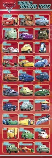 Auta 2 - Cars 2 Kompilacja - plakat 53x158 cm Inny producent