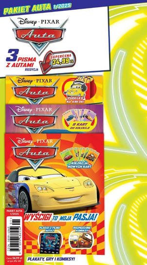 Auta Disney Pakiet Egmont Polska Sp. z o.o.
