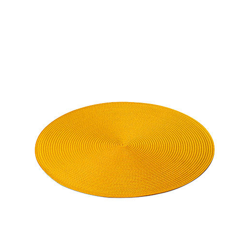 Authentics, Dot, Podkładka na stół, okrągła, żółta, 38 cm Authentics