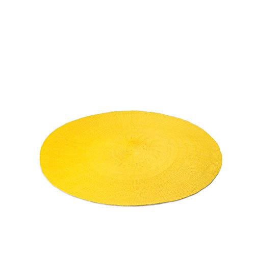 Authentics, Podkładka na stół, okrągła, żółta, 37,5 cm Authentics