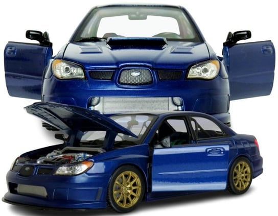 Autko Resorak Subaru Impreza Wrx Samochód Rajdowy Kolekcjonerski Model Auto  1:24 PakaNiemowlaka