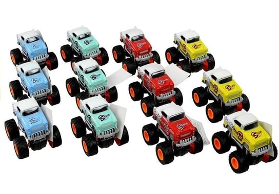 Auto 4x4 Klasyczny Model Na Dużych Kołach 4 Kolory Lean Toys