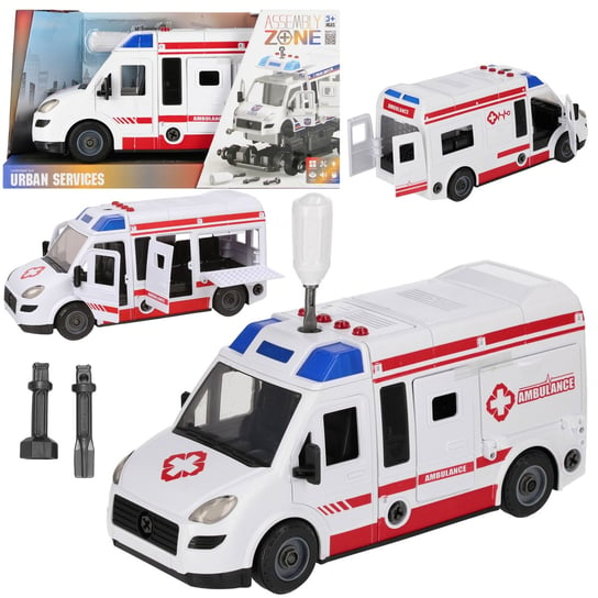 Auto, ambulans do skręcania dla dzieci 3+ MEGA CREATIVE Mega Creative