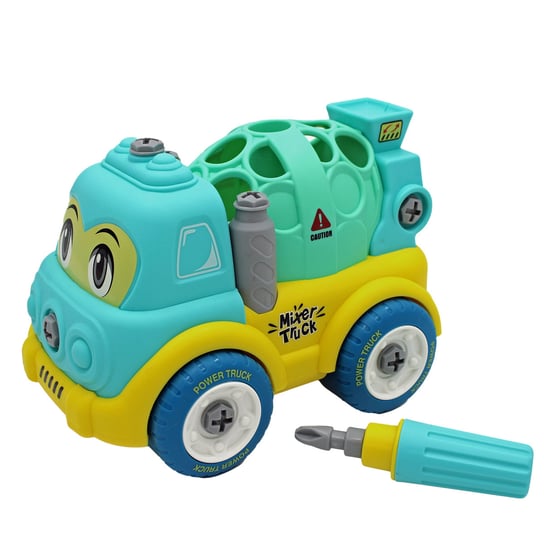 Auto betoniarka zabawka edukacyjna do składania HH POLAND