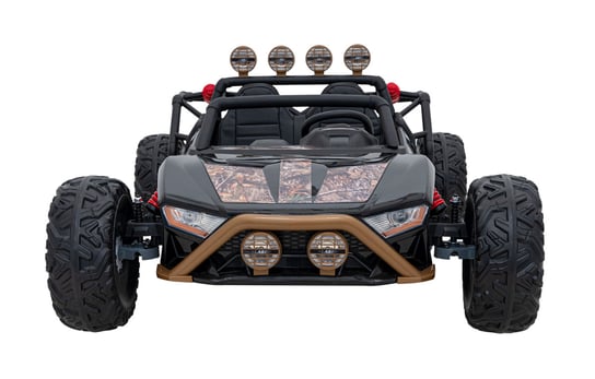 Auto Buggy Racing 5 Na Akumulator Dla Dzieci Czarny + Silniki 2X200W + Pilot + Audio Led + Wolny Start RAMIZ