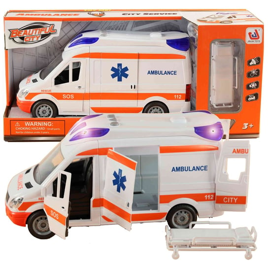 Auto Karetka Pogotowia Ambulans Efekty Gra Świeci Sferazabawek