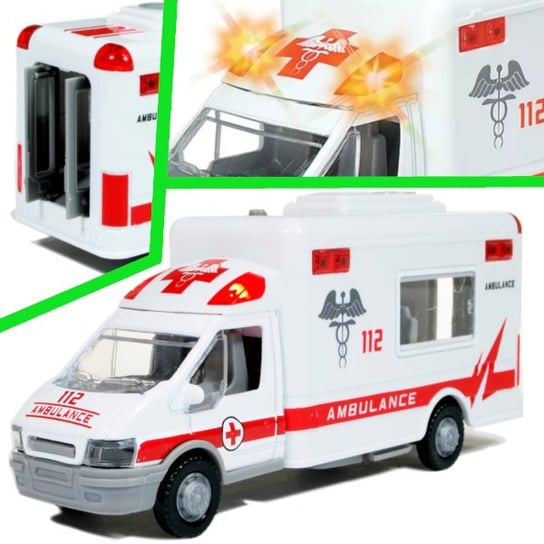 Auto Metalowe Karetka Pogotowia Ambulans Światło / Dźwięk Inna marka