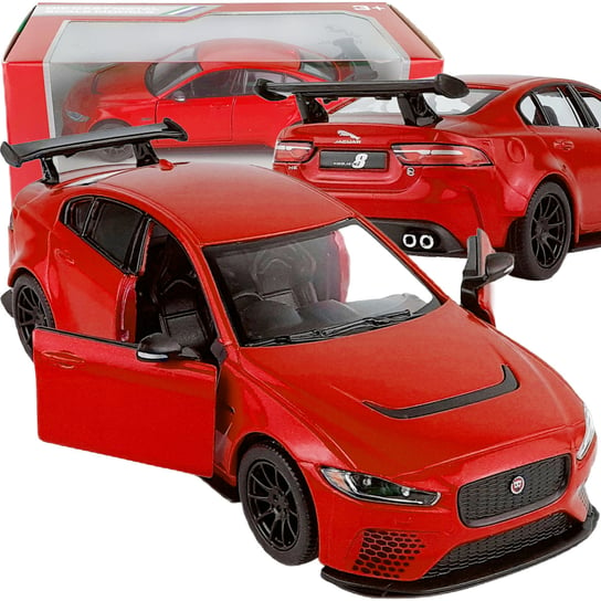 Auto Metalowe Samochód Model Jaguar Xe Sv Project 8 1:38 Zabawka Dla Dzieci  Z Napędem DDC Toys