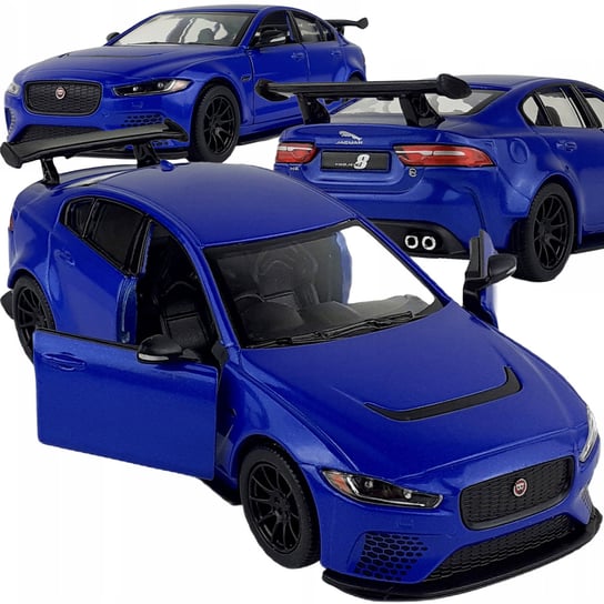 Auto Metalowe Samochód Model Jaguar Xe Sv Project 8 1:38 Zabawka Dla Dzieci  Z Napędem DDC Toys