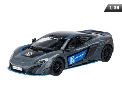 Auto Model 1:36, Kinsmart, McLaren 675LT, szary Carmotion