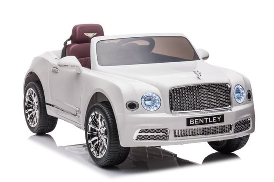 Auto Na Akumulator Bentley Mulsanne Biały Lean Toys