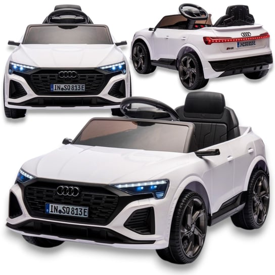Auto na akumulator dla dzieci AUDI SQ8 Samochód dla dziecka Pojazd Elektryczny, Pilot 2.4G, Światło, Dźwięk, Muzyka, Piankowe koła EVA, Otwierane drzwi, MP3, Akumulato Litowo-Jonowy Aseto